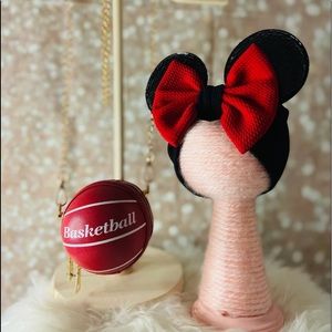 Girls mini basketball handbag & headband set